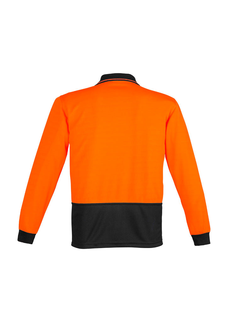 Syzmik Unisex Hi Vis Basic Spliced Polo - Long Sleeve ZH232