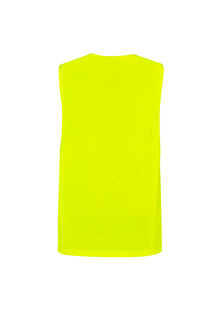 Syzmik Mens His Vis Sleeveless Tee ZH297