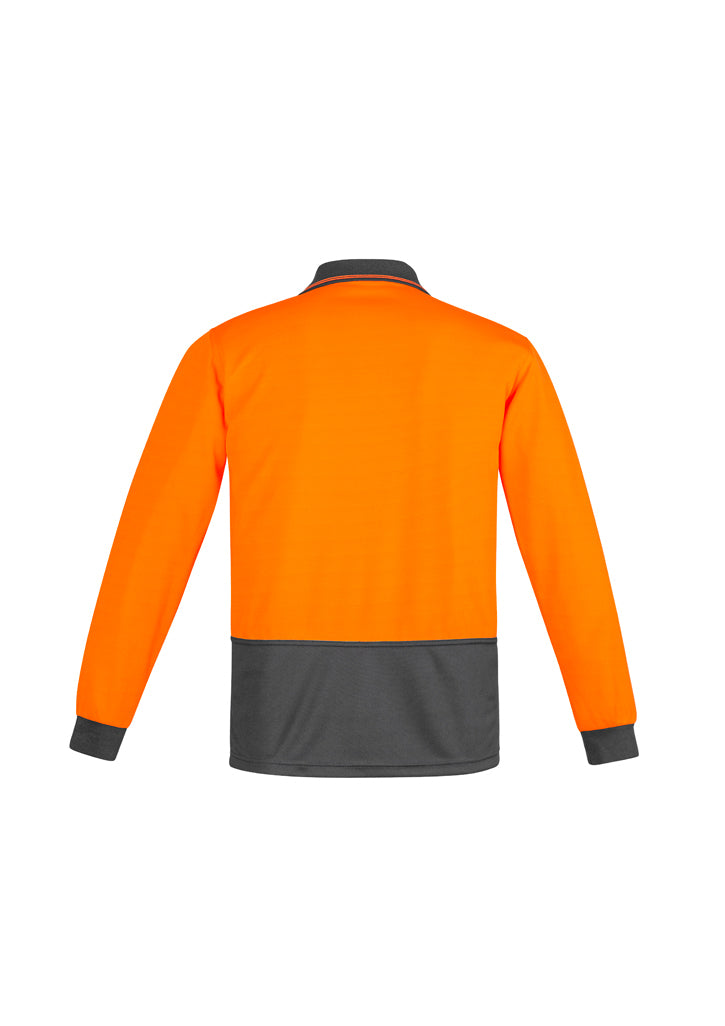 Syzmik Mens Comfort Back L/S Polo ZH410