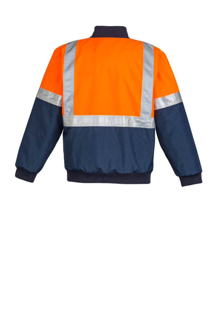 Syzmik Mens HI Vis Quilted Flying Jacket ZJ351