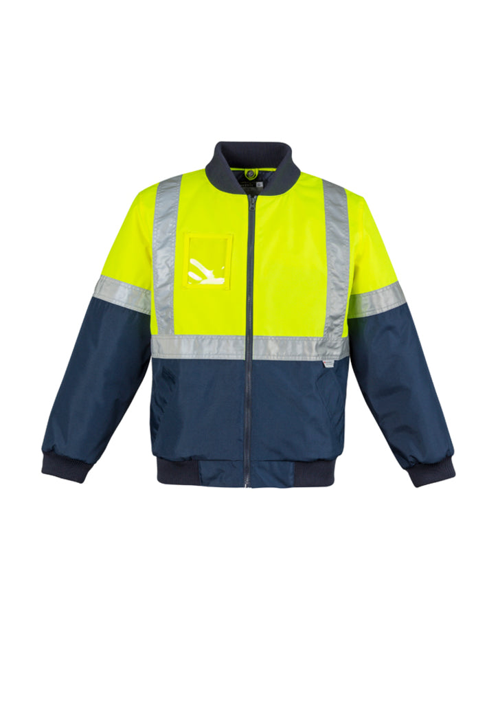 Syzmik Mens HI Vis Quilted Flying Jacket ZJ351