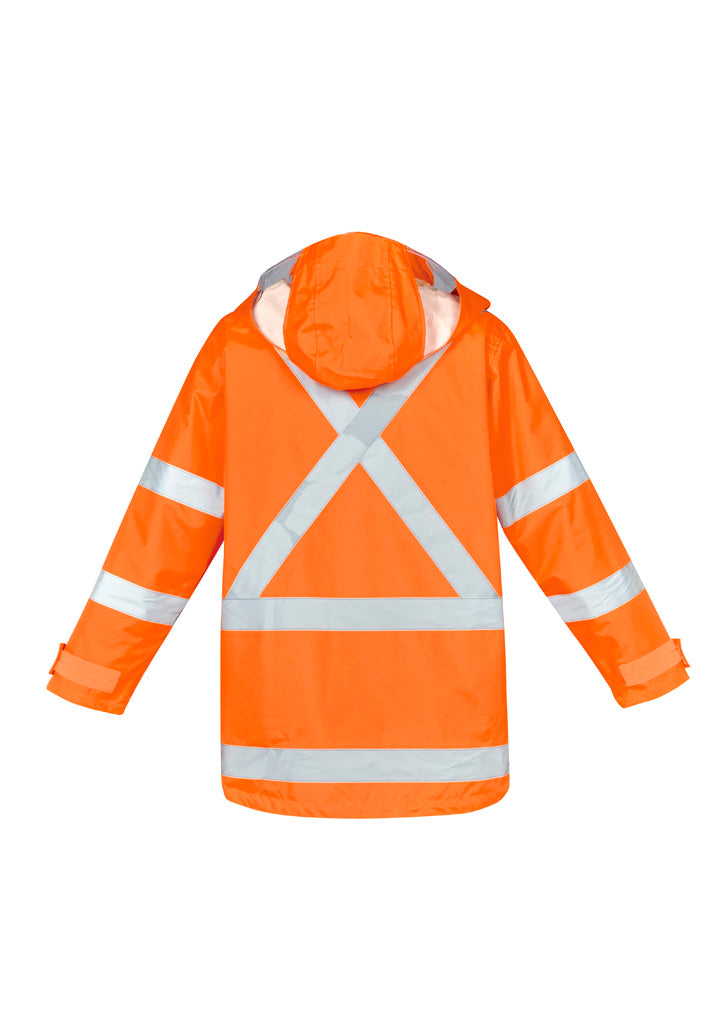 Syzmik Mens Hi Vis X Back Taped 4 in 1 Waterproof Jacket ZJ616