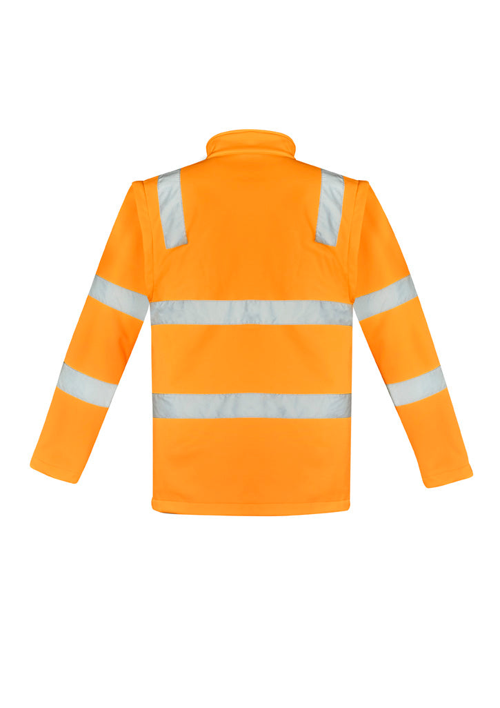 Syzmik Unisex Hi Vis Vic Rail 2 in 1 Softshell Jacket ZJ780