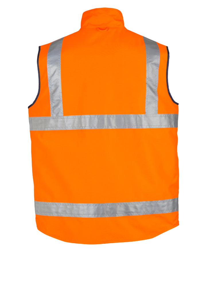 Syzmik Mens Hi Vis Lightweight Fleece Lined Vest ZV358