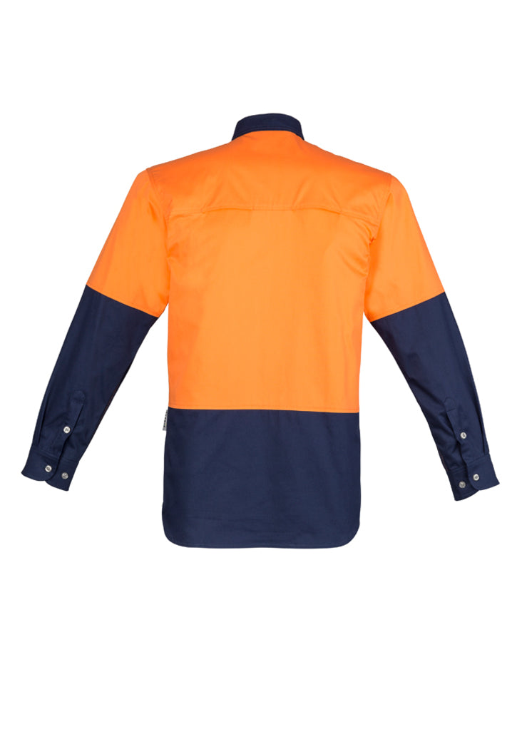 Syzmik Mens Hi Vis Spliced Industrial Shirt ZW122