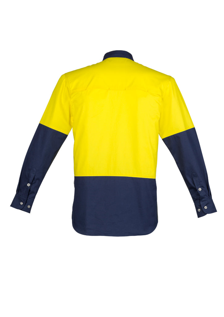 Syzmik Mens Hi Vis Spliced Industrial Shirt ZW122