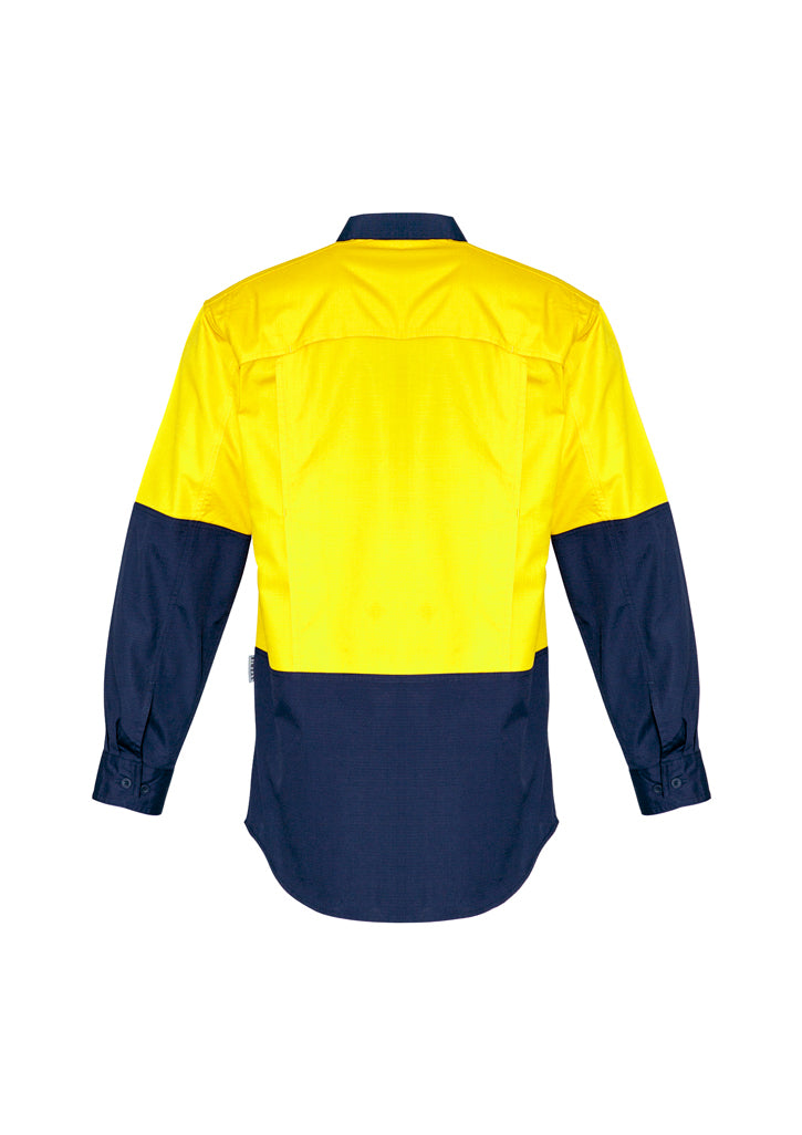 Syzmik Mens Rugged Cooling Hi Vis Spliced Shirt ZW128