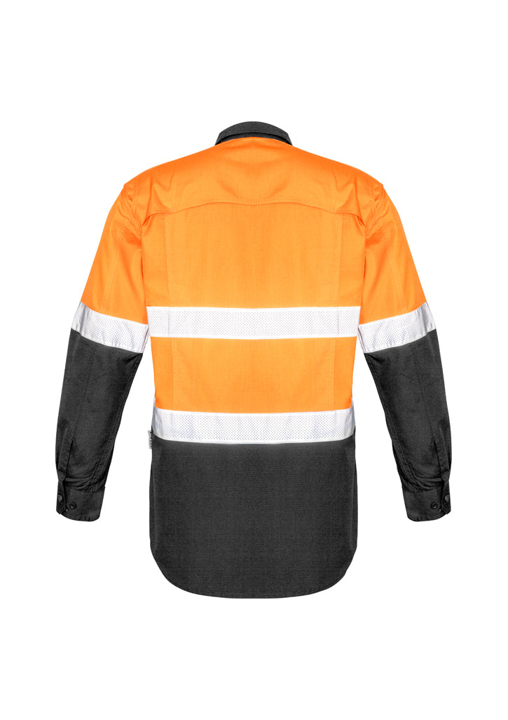 Syzmik Mens Rugged Cooling Taped Hi Vis Spliced Shirt ZW129