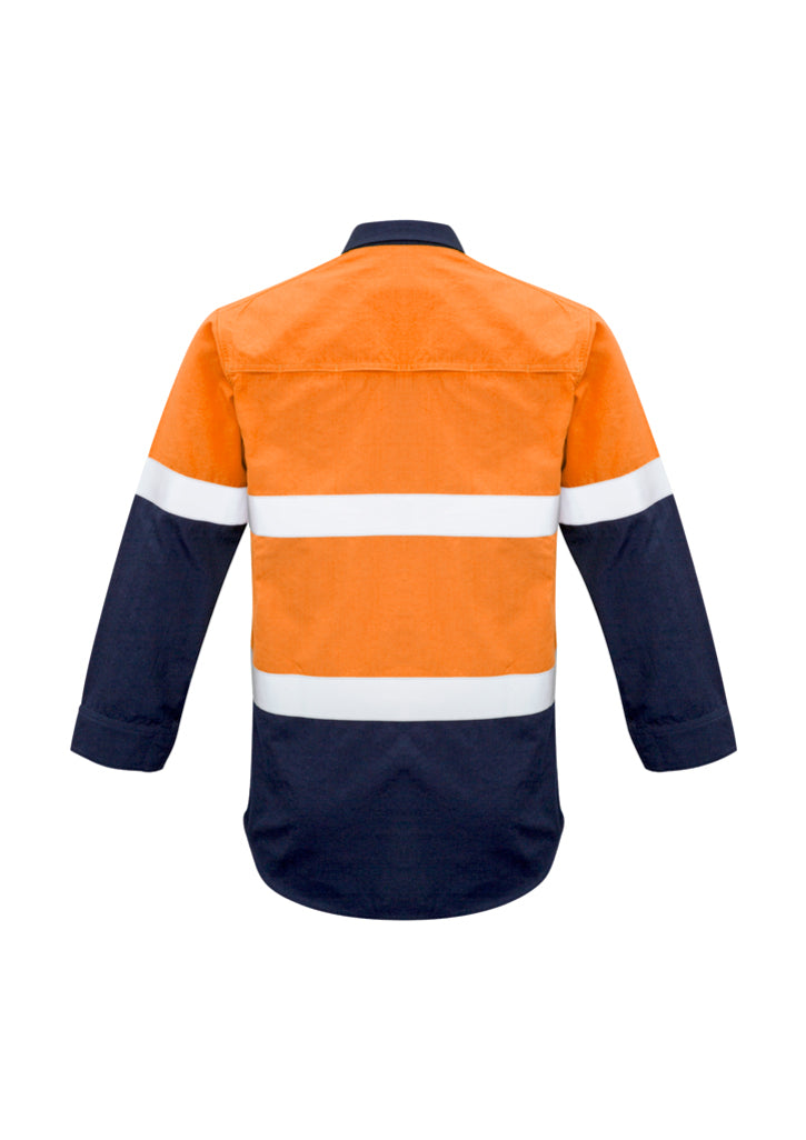 Syzmik Mens FR Hooped Taped Spliced Shirt ZW132