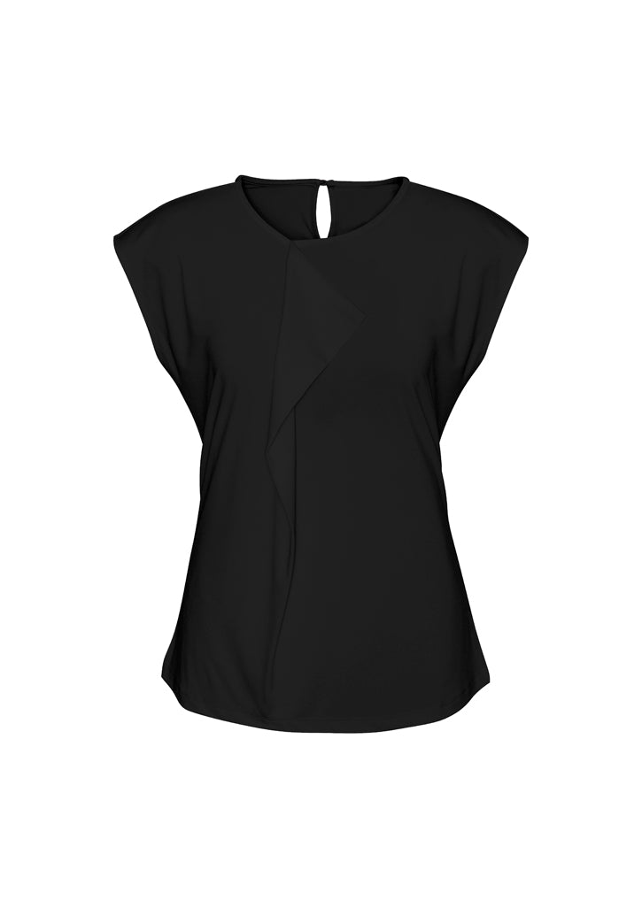 Ladies Mia Pleat Knit Top - K624LS