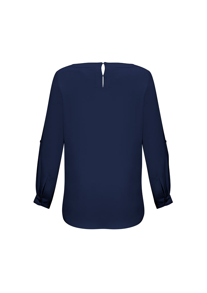 Ladies Madison Boatneck Blouse - S828LL