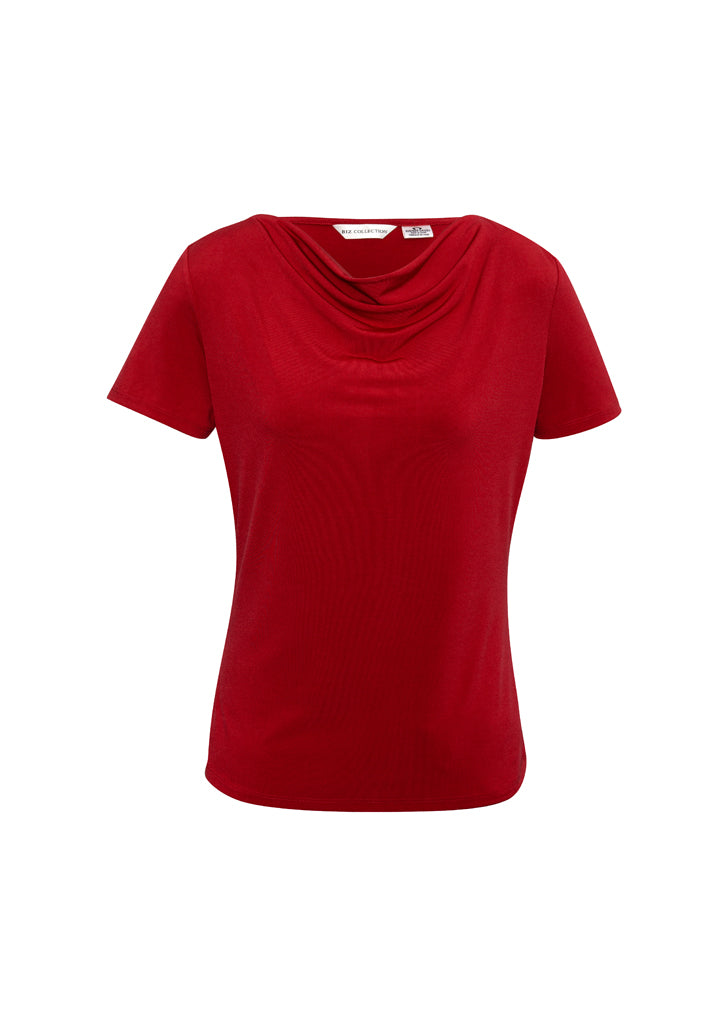 Ladies Ava Drape Knit Top - K625LS
