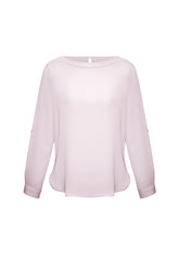 Ladies Madison Boatneck Blouse - S828LL