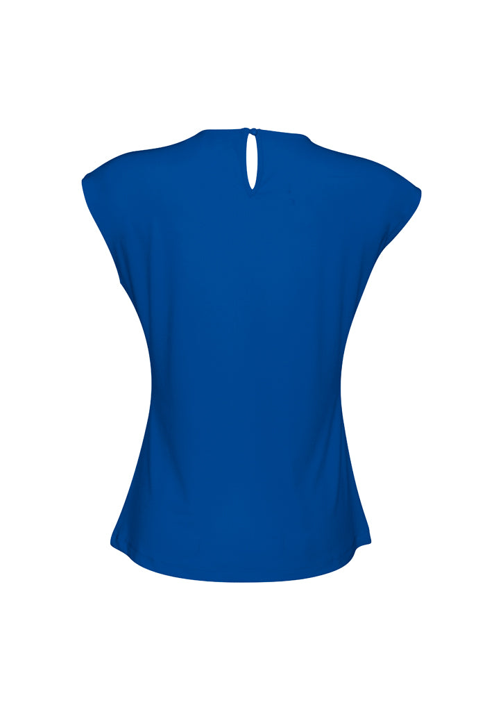 Ladies Mia Pleat Knit Top - K624LS