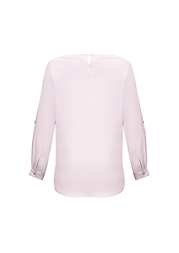 Ladies Madison Boatneck Blouse - S828LL