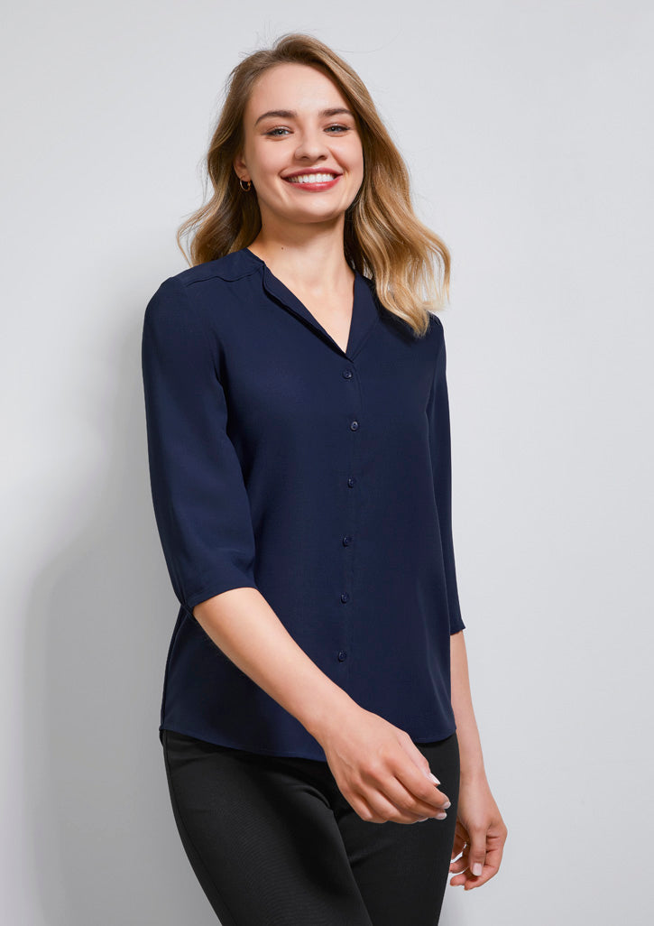 Lily Ladies Longline Blouse - S015LT