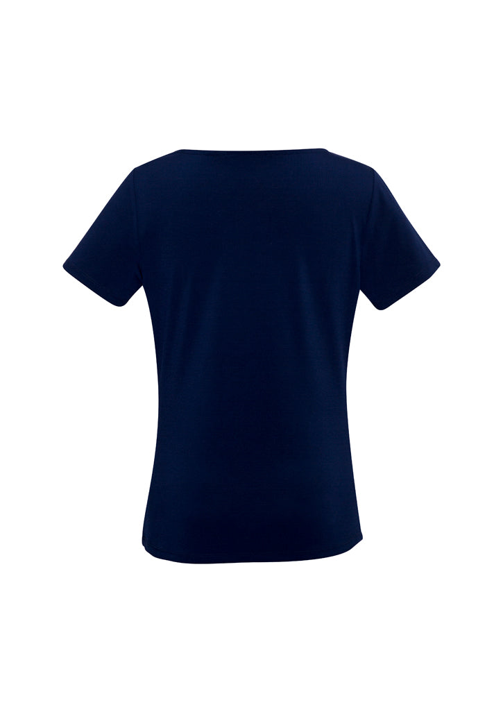 Ladies Ava Drape Knit Top - K625LS