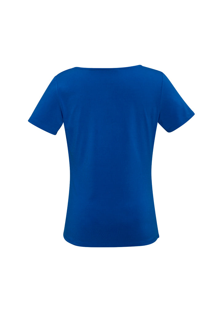 Ladies Ava Drape Knit Top - K625LS