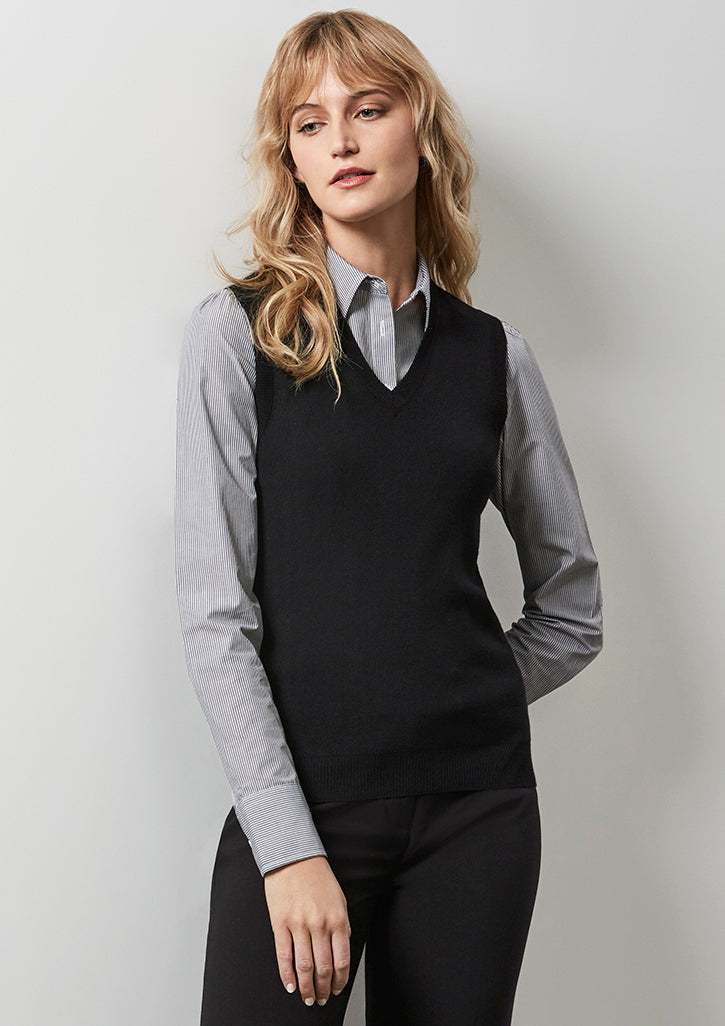 Ladies V-Neck Vest LV3504