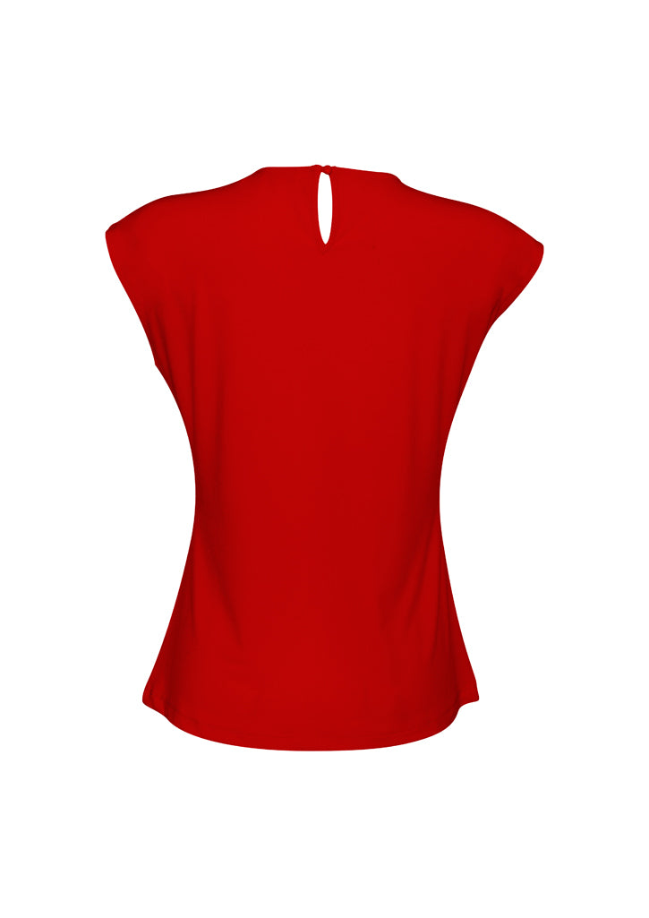 Ladies Mia Pleat Knit Top - K624LS