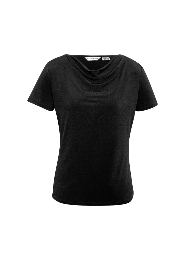 Ladies Ava Drape Knit Top - K625LS