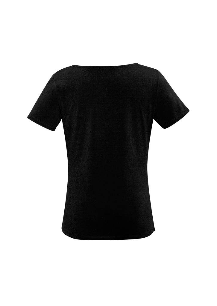 Ladies Ava Drape Knit Top - K625LS
