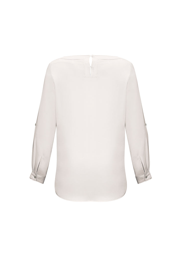 Ladies Madison Boatneck Blouse - S828LL