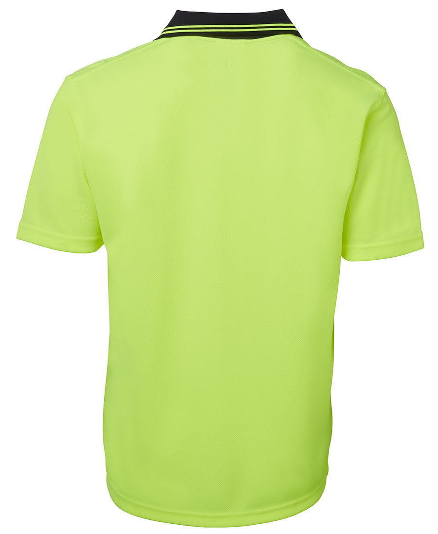 JB's Wear Hi Vis S/S Non Button Polo 6HNB
