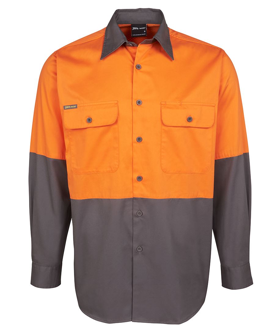 JB's Wear Hi Vis L/S 150G Shirt 6HWSL