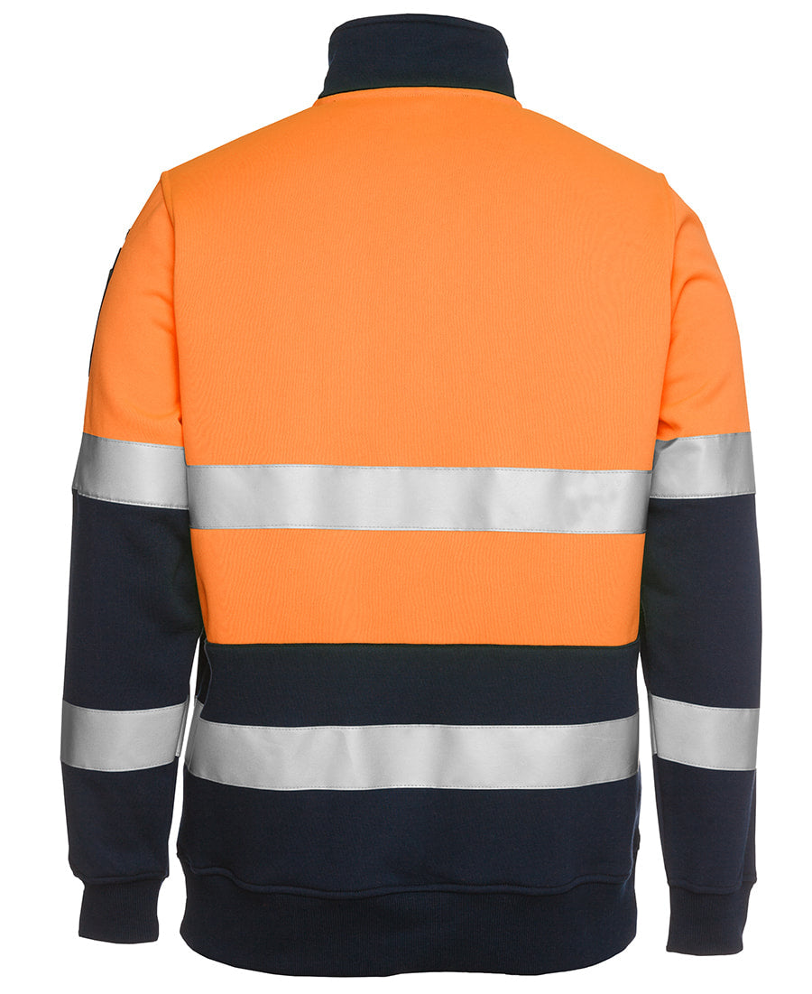 JB's Wear Hi Vis 1/2 Zip (D+N) Fleecy Sweat 6HZFS