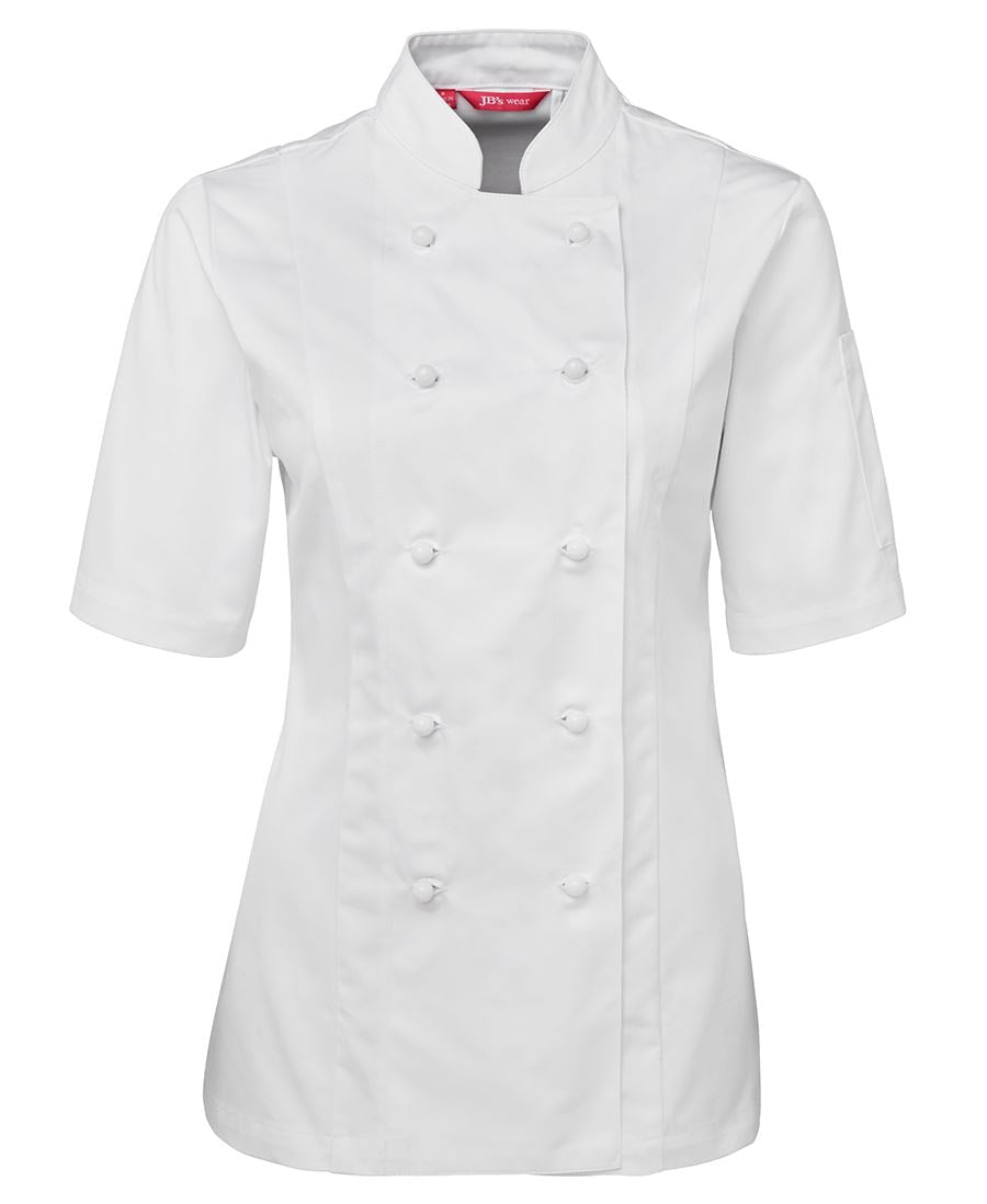 JB's Wear LADIES S/S CHEF'S JACKET 5CJ21