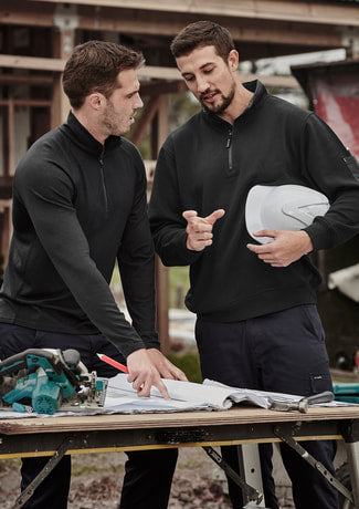 Syzmik MENS MERINO WOOL MID-LAYER PULLOVER ZT766