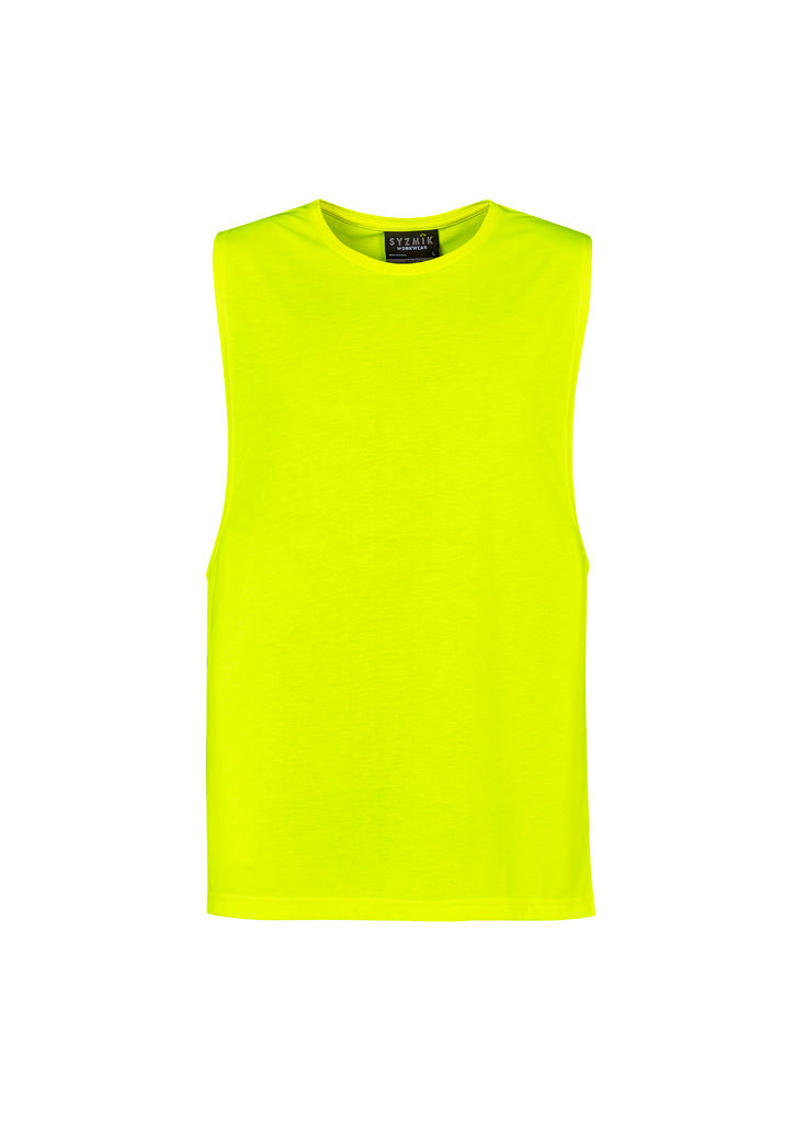 Syzmik Mens His Vis Sleeveless Tee ZH297