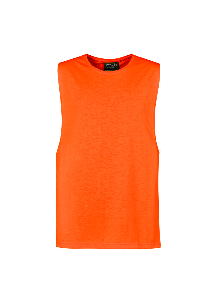 Syzmik Mens His Vis Sleeveless Tee ZH297