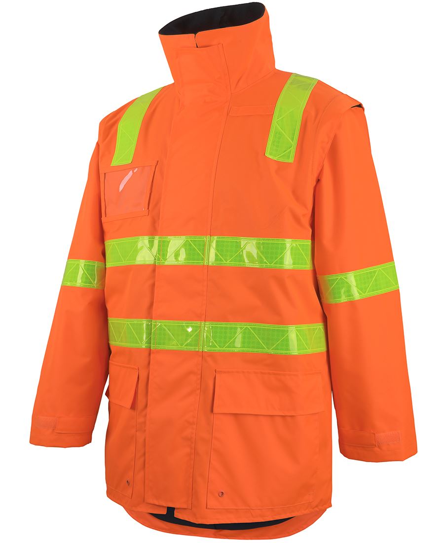 JB'S WEAR 6DVRL VIC ROAD (D+N) ZIP OFF SLEEVE LONGLINE JACKET
