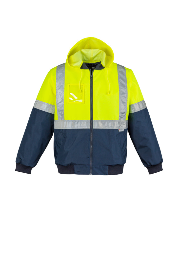 Syzmik Mens HI Vis Quilted Flying Jacket ZJ351