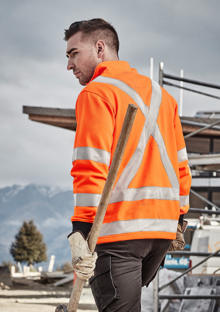 Syzmik Unisex Hi Vis X Back Rail Jumper ZT660