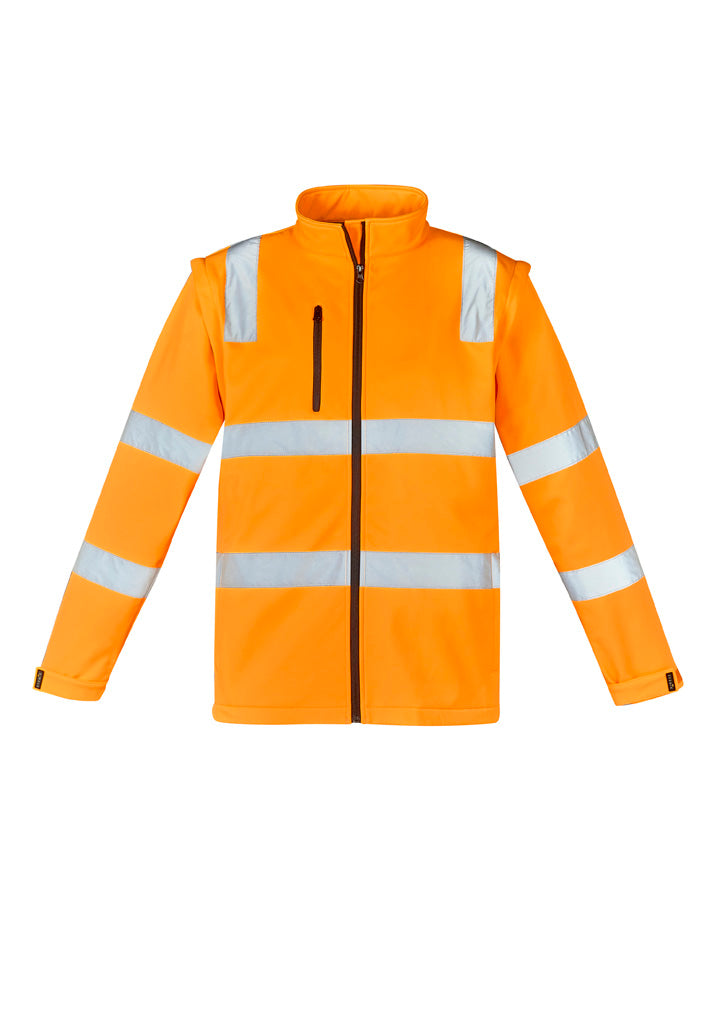 Syzmik Unisex Hi Vis Vic Rail 2 in 1 Softshell Jacket ZJ780