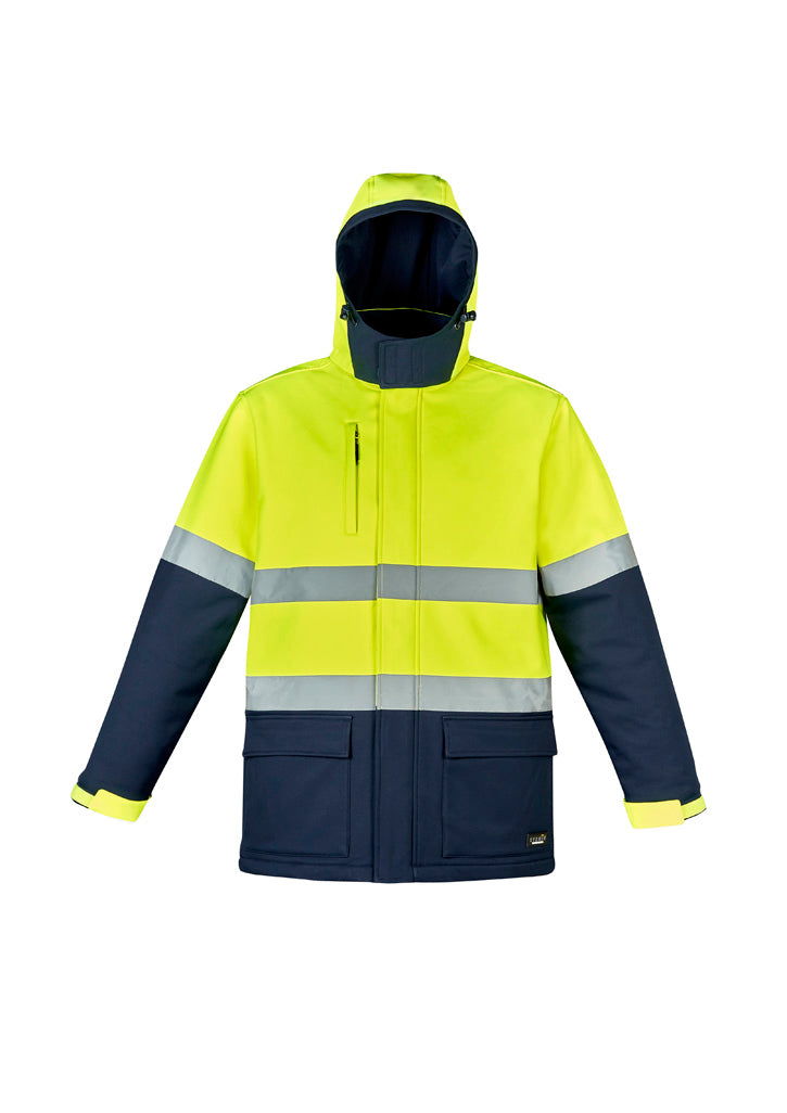 Syzmik Unisex Hi Vis Antarctic Softshell Taped Jacket ZJ553