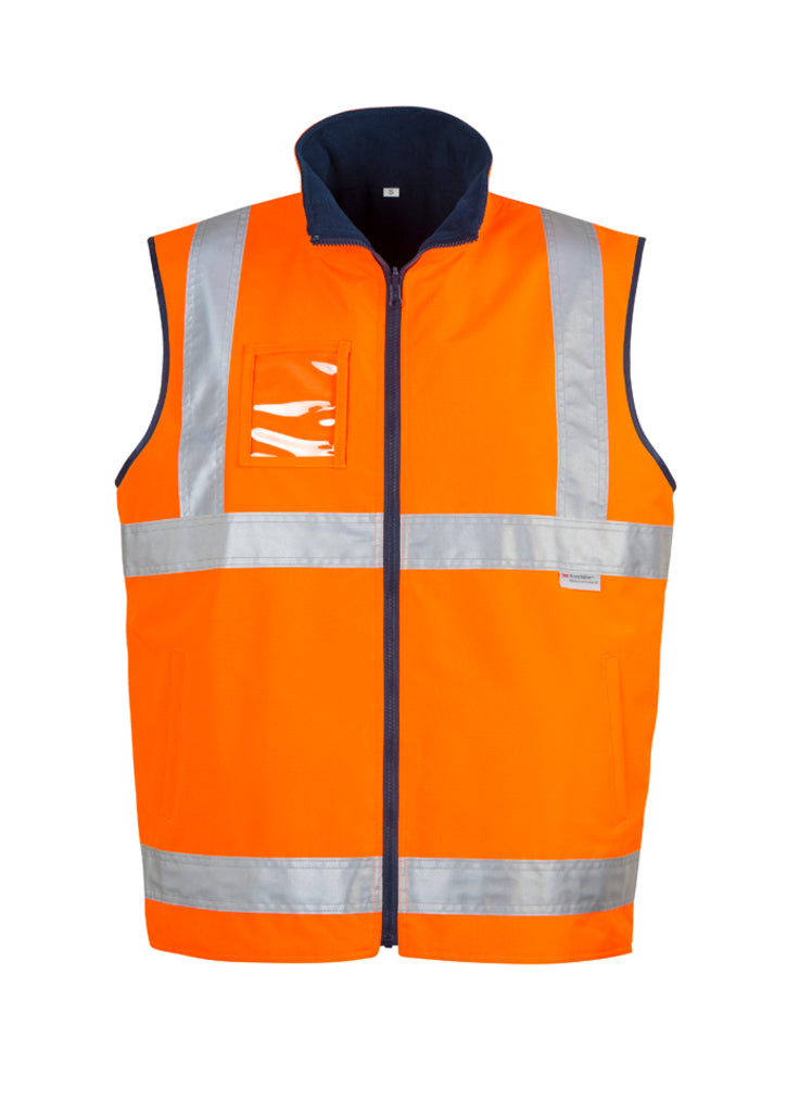 Syzmik Mens Hi Vis Lightweight Fleece Lined Vest ZV358