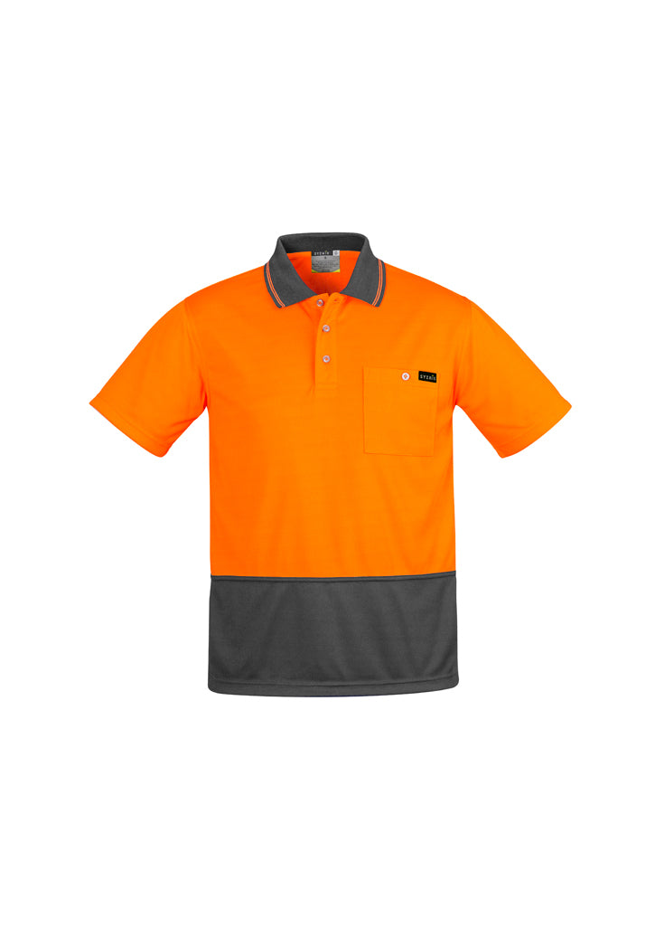 Syzmik Mens Comfort Back S/S Polo ZH415