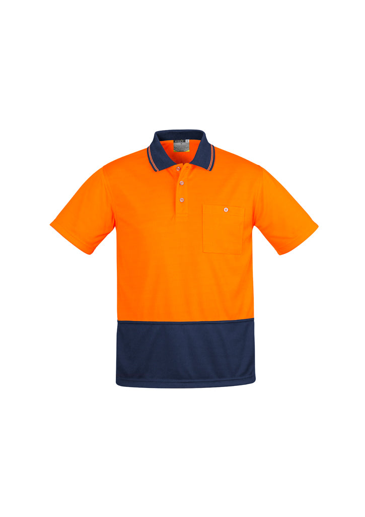Syzmik Mens Comfort Back S/S Polo ZH415