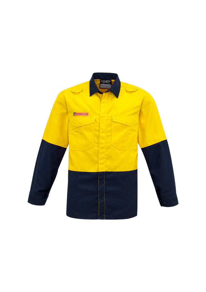Syzmik Mens Hi Vis Spliced Shirt ZW138