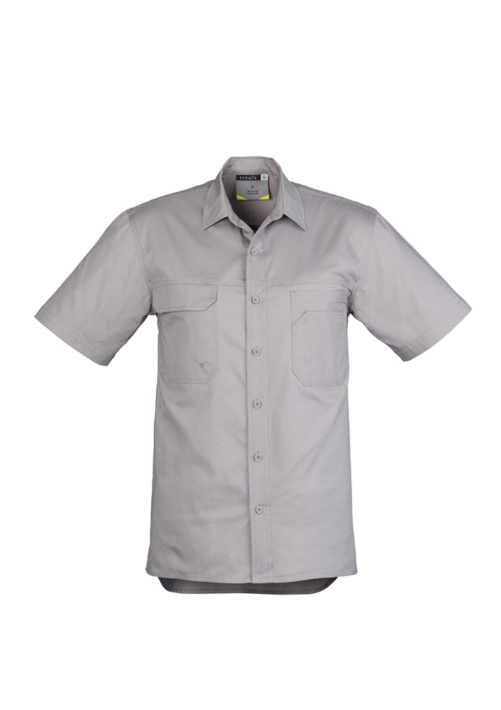 Syzmik Mens Light Weight Tradie S/S Shirt ZW120