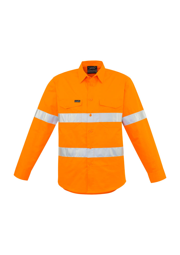 Syzmik Mens Hi Vis Hoop Taped Shirt ZW640