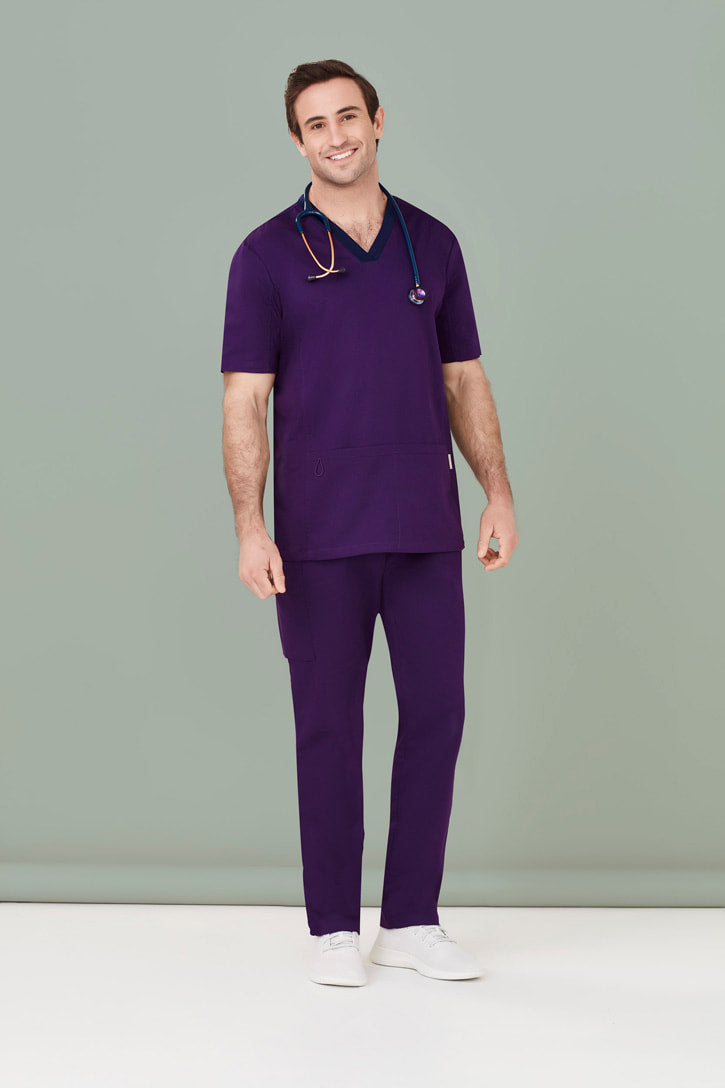 Biz care Mens Riley Straight Scrub Pant CSP047ML