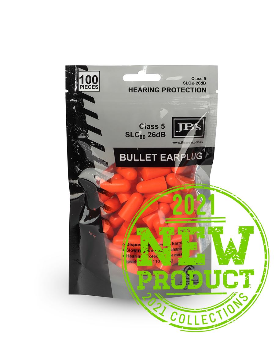 JBS BULLET SHAPED EARPLUG (100 PIECES) 8P040
