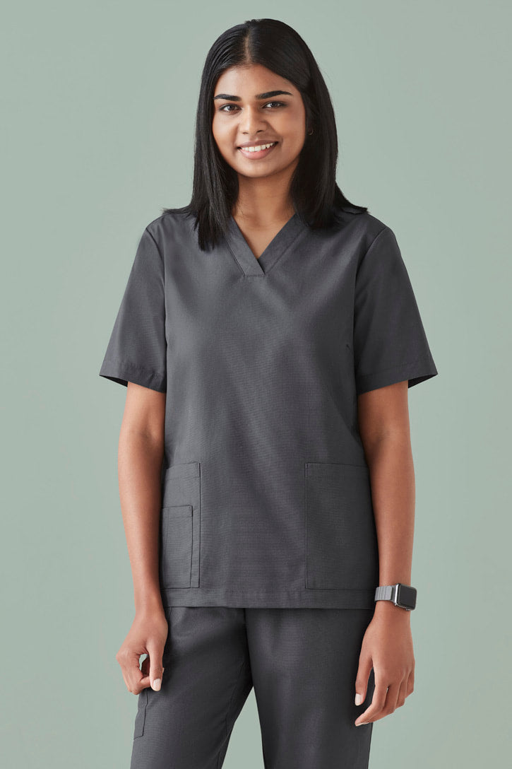 Biz Care WOMENS TOKYO V-NECK SCRUB TOP CST141LS