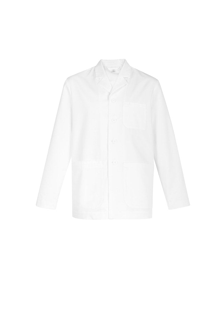 BIZ CARE MENS HOPE CROPPED LAB COAT CC144MC