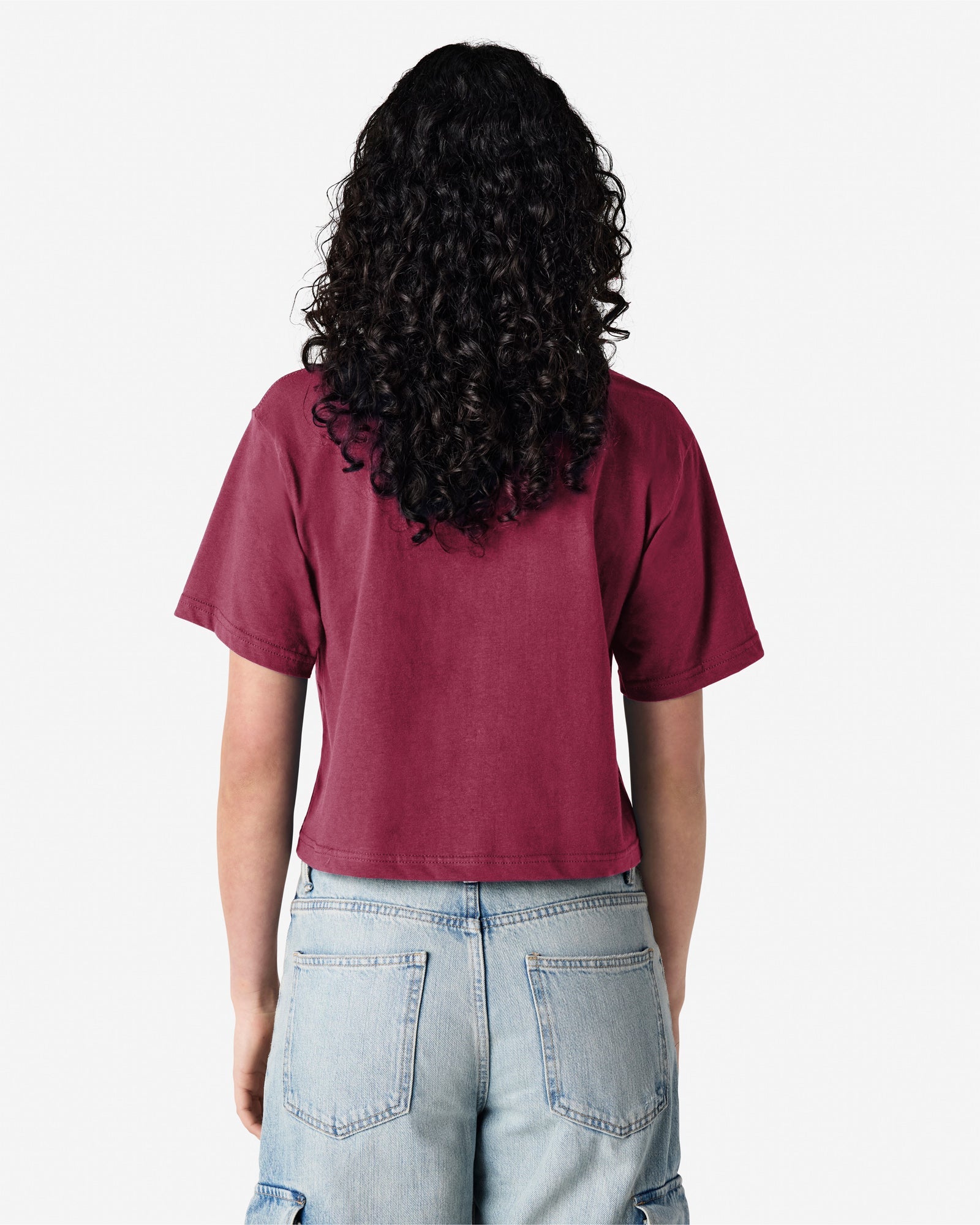 102 American Apparel Women's Fine Jersey Boxy T-Shirt